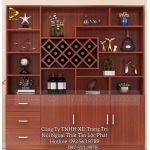 Vách ngăn trang trí hiện đại 002 gỗ tự nhiên, gỗ công nghiệp MDF