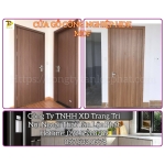 Cửa Gỗ Công Nghiệp HDF, MDF 034 Hiện Đại giá rẻ 