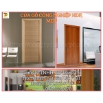 Cửa Gỗ Công Nghiệp HDF, MDF 033 Hiện Đại giá rẻ 