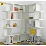 Kệ Sách MDF Kháng Ẩm Trắng Cao Cấp 