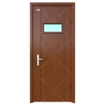 CỬA THÉP VÂN GỖ KG-1.28