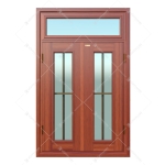 Cửa sổ thép vân gỗ 1 cánh KS-22.K-1TK