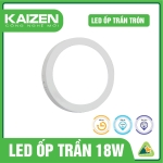 Đèn LED Ốp Trần Kaizen Tròn 18W - N2KZ