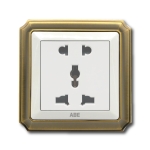 Ổ cắm đôi 3 chấu Bronze B1X-D3C