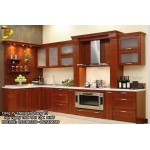 Tủ Bếp Hiện Đại Gỗ Tự Nhiên Cao Cấp 