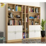Tủ Kệ Sách Đứng MDF Kháng Ẩm Vân Gỗ Cao Cấp