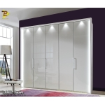 Tủ Quần Áo MDF Màu Trắng Cao Cấp