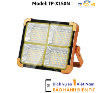 Đèn Đa Năng Xách Tay Năng Lượng Mặt Trời TP Solar TP-X150N Bản Nâng cấp mới nhất 2023