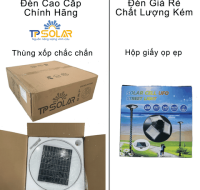 500W] Đèn UFO Năng Lượng Mặt Trời TP Solar TP-U500 Chiếu Sáng 360 Độ