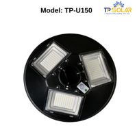 150W] Đèn UFO Năng Lượng Mặt Trời TP Solar TP-U150 Chiếu Sáng 360 Độ