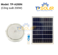 200W] Đèn Áp Trần Năng Lượng Mặt Trời TP Solar TP-A200N Sang Trọng 3 Màu Ánh Sáng