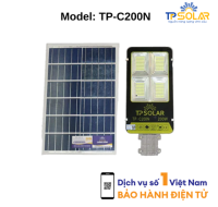 [200W] Đèn Bàn Chải Năng Lượng Mặt Trời TP Solar TP-C200N