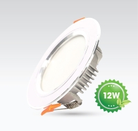 Downlight Đèn Led Downlight 12W Đế Đúc Viền Trắng Đổi Màu Vianco