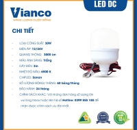 Đèn Led Trụ DC 30W Vianco - DC2VA