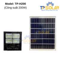 [200W] Đèn Pha Năng Lượng Mặt Trời TP Solar TP-H200