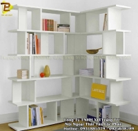 Kệ Sách MDF Kháng Ẩm Trắng Cao Cấp 