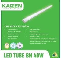 LED Tube Bán Nguyệt Kaizen 40W - TU3Z