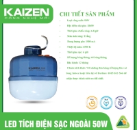 LED Tích Điện Sạc Ngoài Kaizen 50W - LT7Z