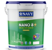 Navy-Nano 8* Sơn nội thất cao cấp bóng mờ  THÙNG  20.8Kg  