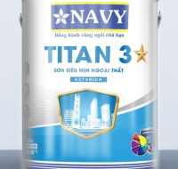 Navy – Titan 3* Sơn siêu mịn ngoại thất THÙNG 21Kg  