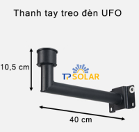 Thanh Tay Chữ U Gắn Đèn Năng Lượng Mặt Trời UFO