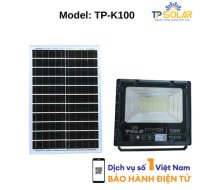 [100W] ĐÈN PHA NĂNG LƯỢNG MẶT TRỜI BẢN NÂNG CẤP TP SOLAR TP-K100 MỚI NHẤT