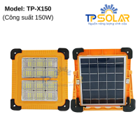 Đèn Xách Tay Đa Năng Năng Lượng Mặt Trời TP Solar TP-X150