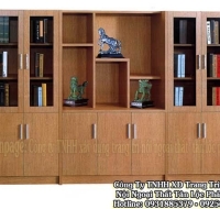 Tủ Kệ Sách Đứng MDF Kháng Ẩm Vân Gỗ Cao Cấp