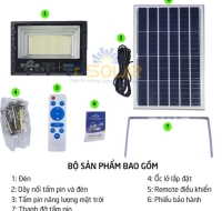 [500W] Đèn Pha Năng Lượng Mặt Trời Bản Nâng Cấp TP SOLAR TP-K500 Mới Nhất