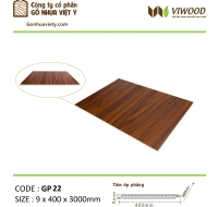 Tấm Ốp Phẳng  Có màn PVC GP 66  Size 9 x 400 x 3000mm 