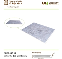 Tấm Ốp Phẳng  Có màn PVC GP 66  Size 9 x 400 x 3000mm 