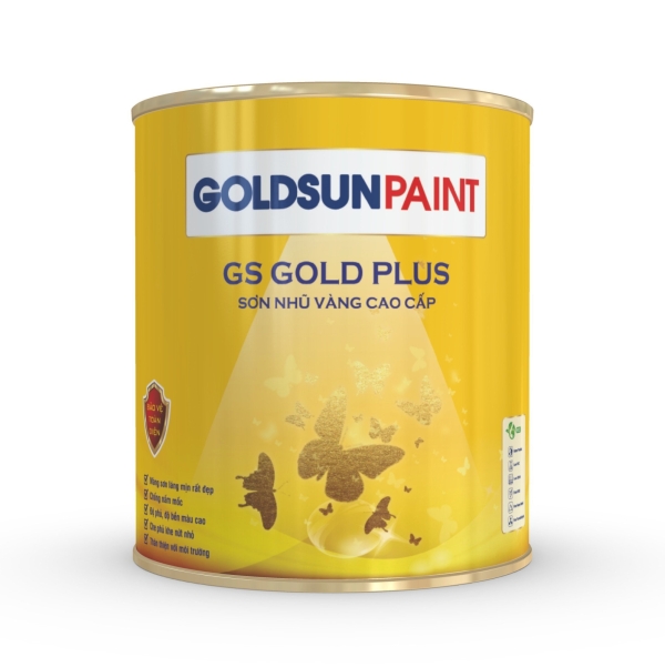  GS GOLD PLUS - SƠN NHŨ VÀNG NHŨ BẠC, NHŨ ĐỒNG CAO CẤP  LON 1Kg