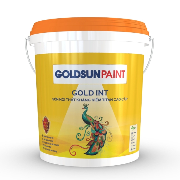 GOLD INT - SƠN LÓT KHÁNG KIỀM NỘI THẤT TITAN CAO CẤP  THÙNG  22.5Kg