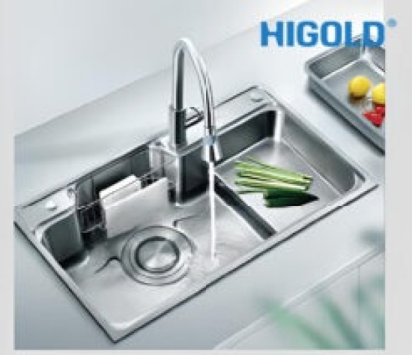 Chậu rửa inox 304 + vòi (920135Z) – Higold