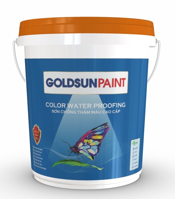 COLOR WATER PROOFING - SƠN CHỐNG THẤM MÀU CAO CẤP  THÙNG  20Kg