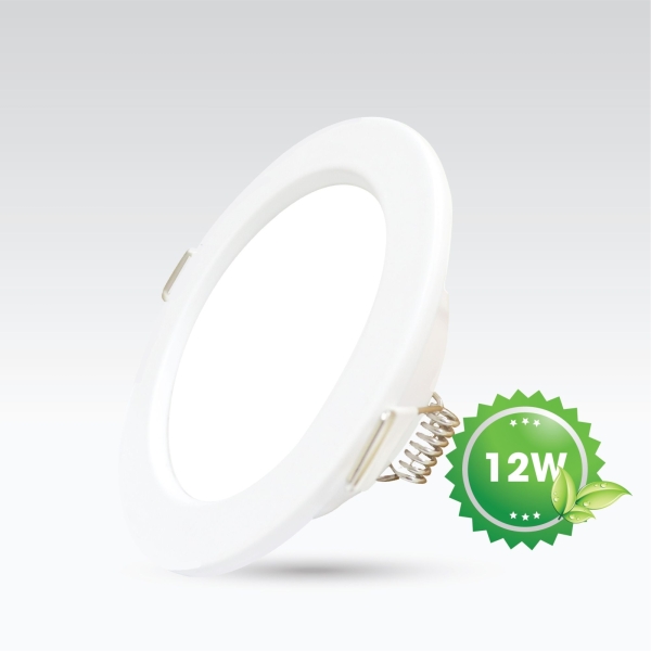 Đèn Led Downlight 12W Đế liền Ánh sáng trắng Vianco