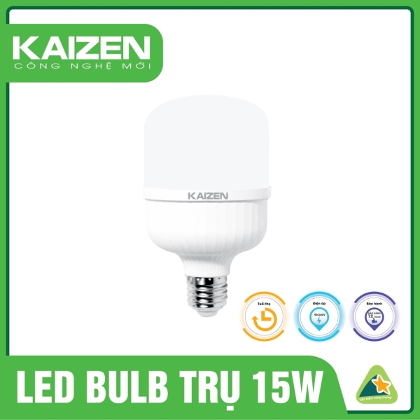 LED Trụ Nhựa Kaizen 15W - T3Z