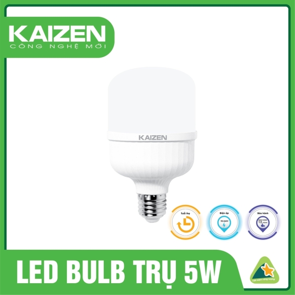 LED Trụ Nhựa Kaizen 5W - T1Z