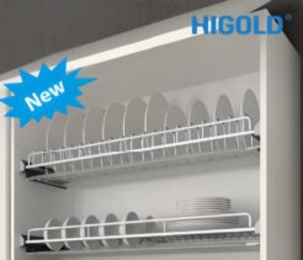 Kệ chén 2 tầng âm tủ inox 304 DRO 600SS 600MM – HIGOLD