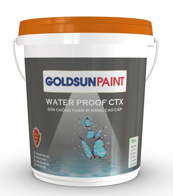  WATER PROOF CTX - SƠN CHỐNG THẤM PHA XI MĂNG CAO CẤP  THÙNG  20Kg