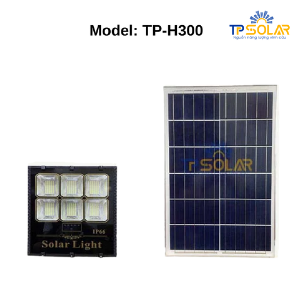 [300W] Đèn Pha Năng Lượng Mặt Trời TP Solar TP-H300