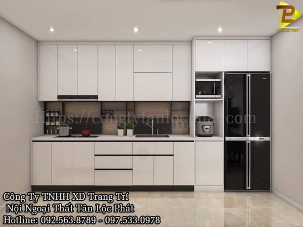 Tủ Bếp Hiện Đại Cao Cấp phủ Laminate