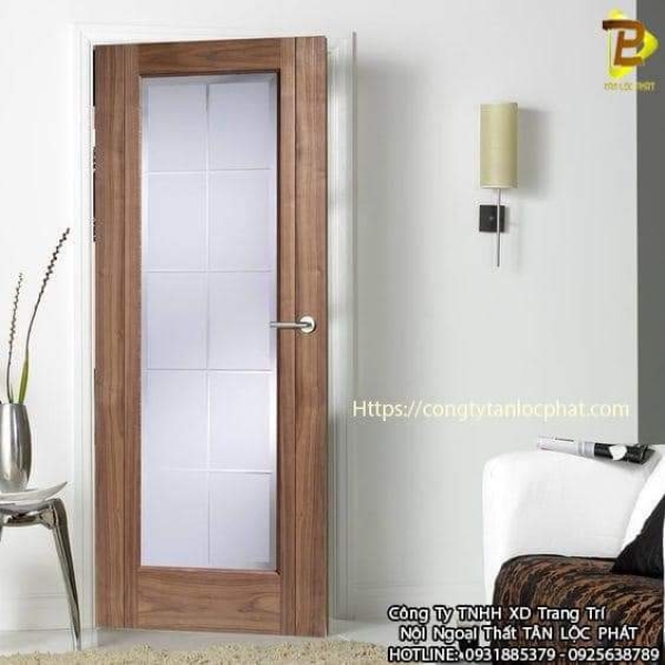 Cửa Gỗ Công Nghiệp HDF, MDF 017 Hiện Đại