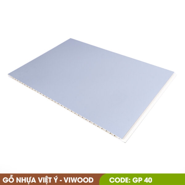 Tấm Ốp Phẳng  Có màn PVC GP 40  Size 9 X 400 X 3000 mm