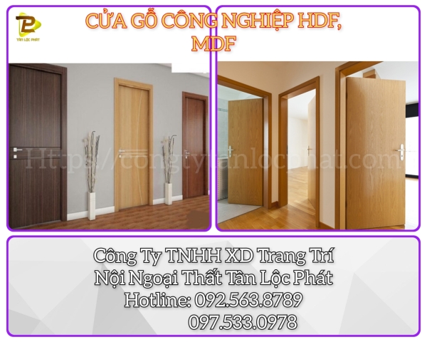 Cửa Gỗ Công Nghiệp HDF, MDF 013 Cao Cấp giá rẻ uy tín chất lượng 