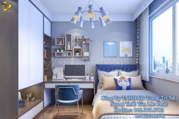 🏘️ Thiết Kế Phòng Ngủ BÉ TRAI  Mẫu 012 Theo Phong Cách Hiện Đại Mới Nhất 