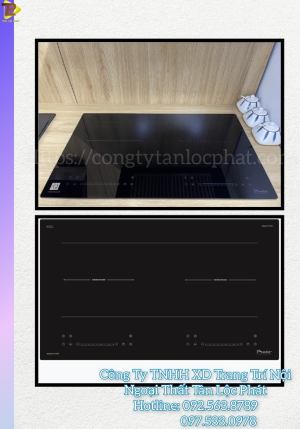 Bếp Từ PraTo Hiện Đại Thiết Bị Nhà Bếp Chuẩn Châu Âu Tiện Nghi 007