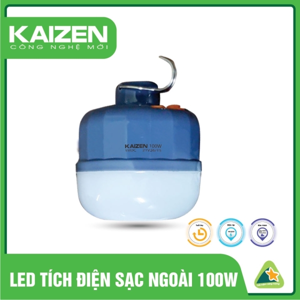 LED Tích Điện Sạc Ngoài Kaizen 100W - LT9Z