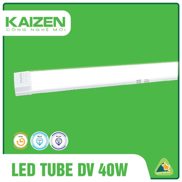 LED Tube Đầu Vuông Kaizen 40W - TU5Z