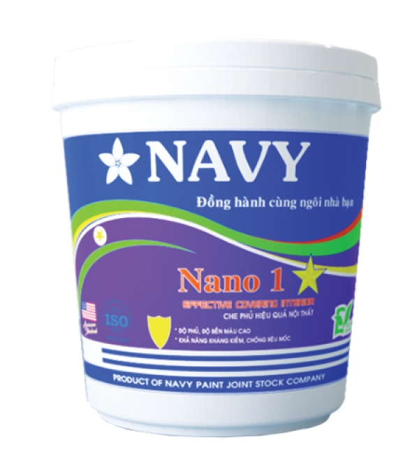 Navy-Nano 1* Sơn nội che phủ hiệu quả